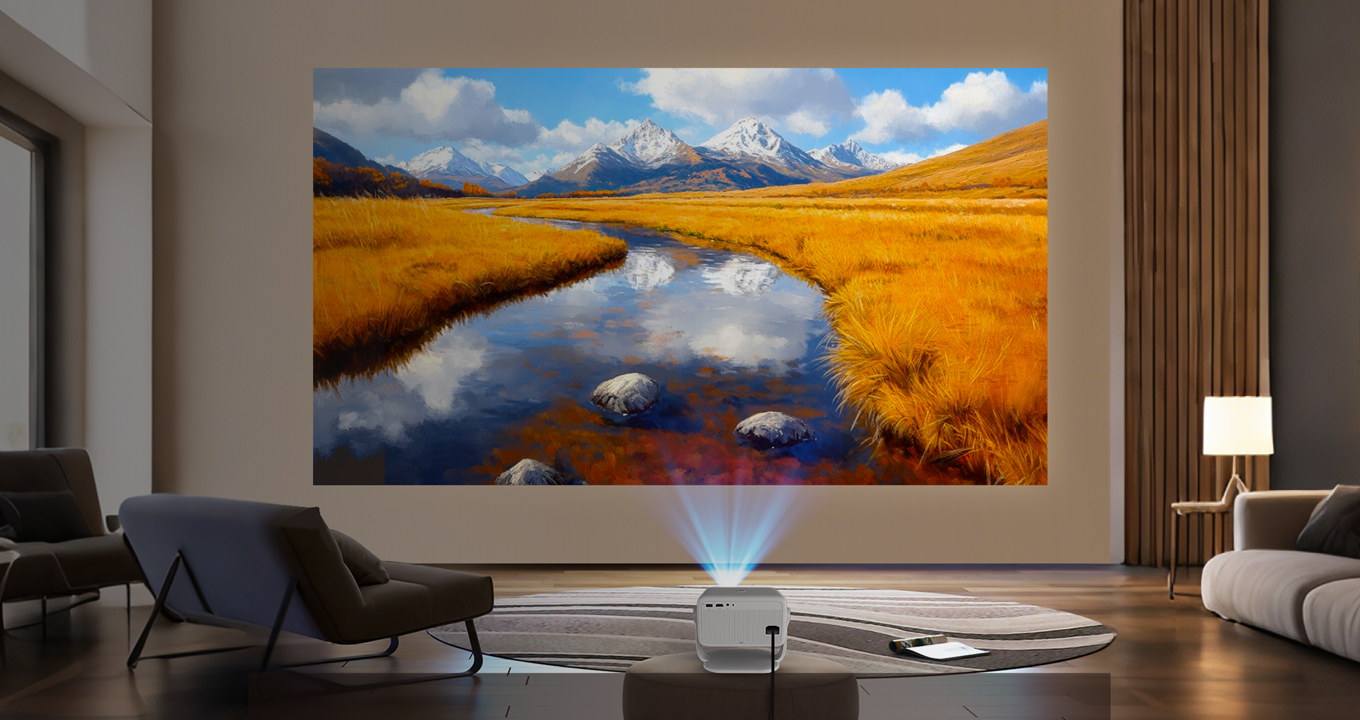 Mageubie 180° Removable Portable Proiector